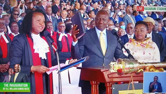 Ruto Sworn In As Kenya’s President