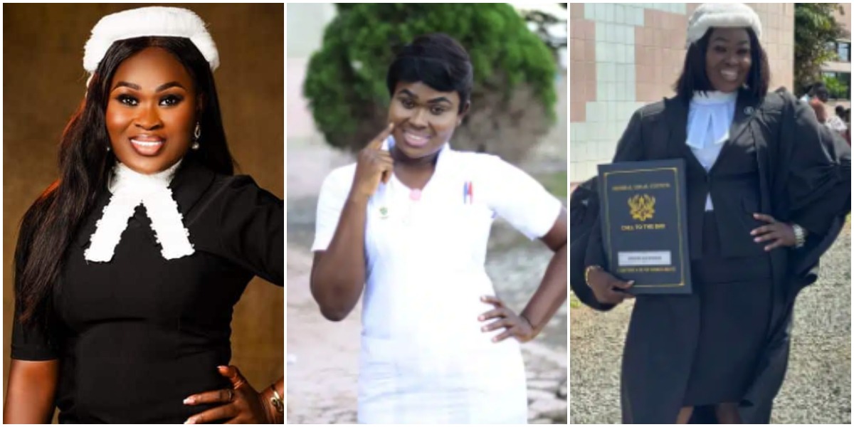 Ghanaian Lady Stuns Many As She Pursues Career In Law After Years As Qualified Nurse