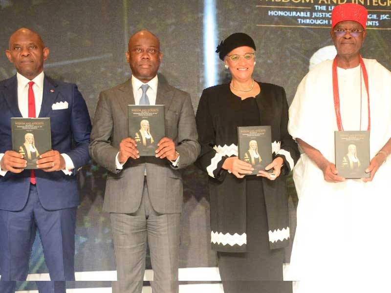 Achebe, Wigwe, Elumelu, Others Attend Justice Augie’s Book Launch