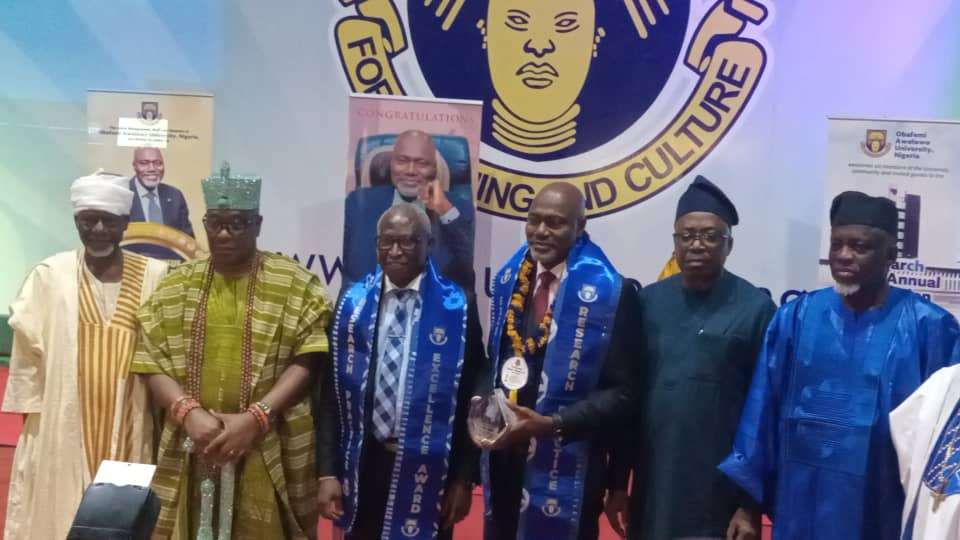 OAU Honors Yusuf Ali With Research Excellence Award