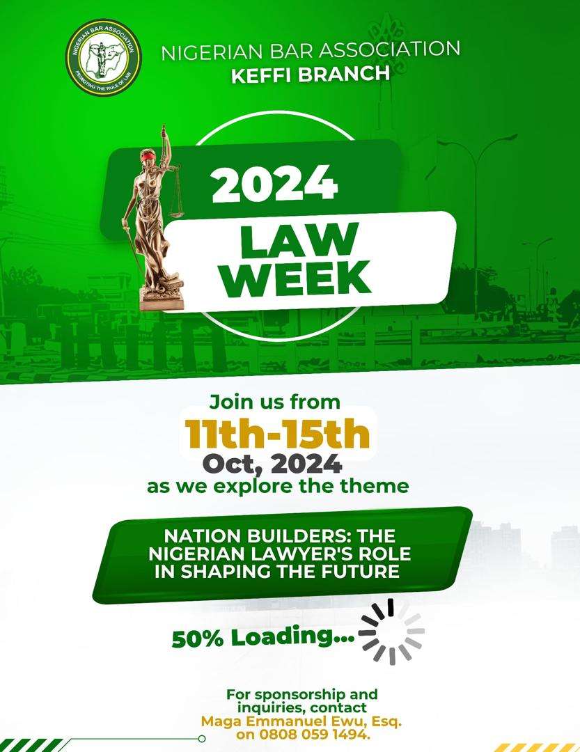 NBA Keffi Branch Set To Host 2024 Law Week