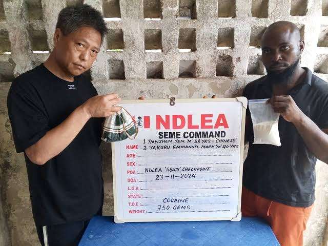 NDLEA Nabs 58-Year-Old Chinese Drug Kingpin Tianzhen Yen In Lagos