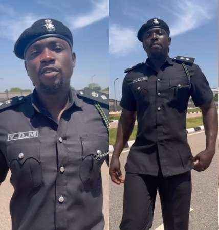 VeryDarkMan Apologizes To Nigeria Police For Wearing Look-Alike Uniform