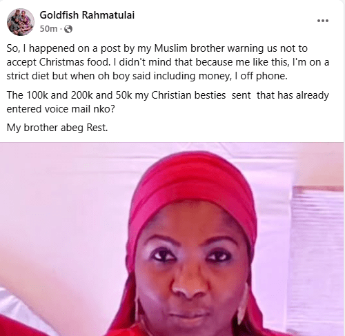 “My Brother, Abeg Rest” – Nigerian Muslim Lawyer Reacts To Advice Against Accepting Christmas Gifts