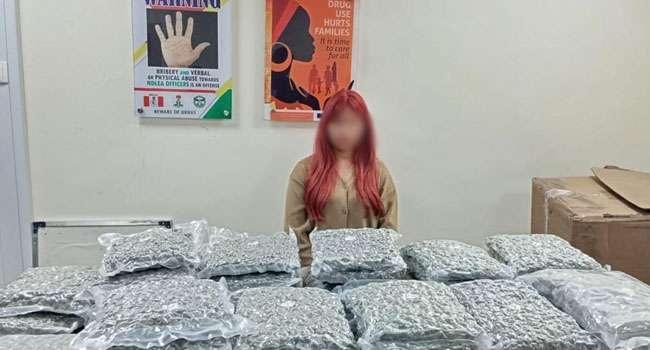 NDLEA Nabs Thai Woman With 43 Parcels Of Canadian Loud At Lagos Airport